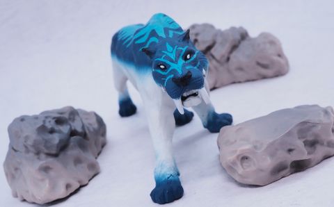  Mô hình động vật Ania Kingdom Saber Tiger 