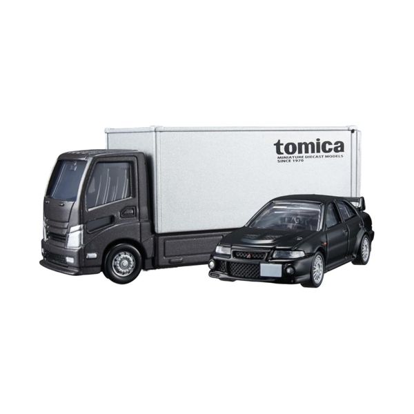 Tomica Premium Transporter Mitsubishi Lancer Evolution VI GSR