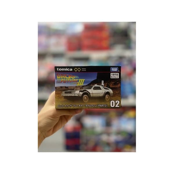23win08 com mô hình xe Tomica Unlimited 02 Back To The Future PART 3 Time Machine