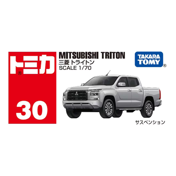 Mô hình xe Tomica 30 Mitsubishi Triton Box ( Bạc)