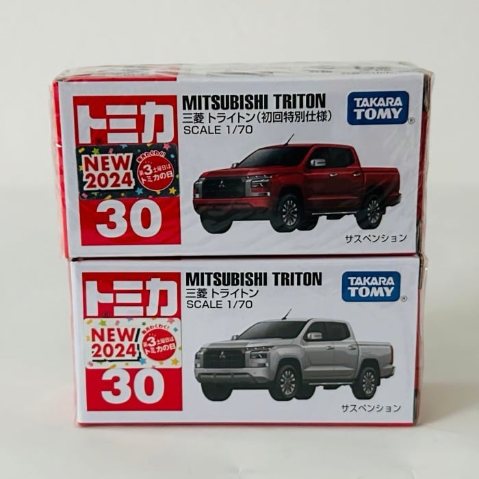  Mô hình xe Tomica 30 Mitsubishi Triton (Đỏ) 