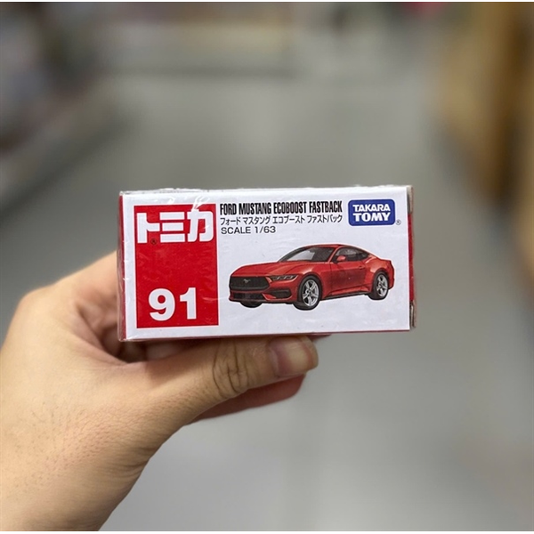 Tomica 91 Ford Mustang (Box) (đỏ)