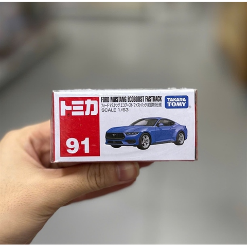  Tomica 91 Ford Mustang (SP) (xanh) 