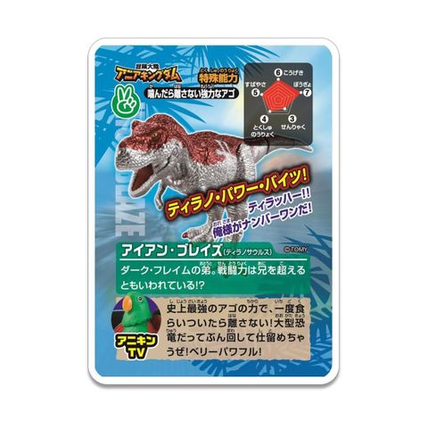  Đồ chơi mô hình khủng long ANIA Kingdom AL - Iron Blaze (T-rex) 