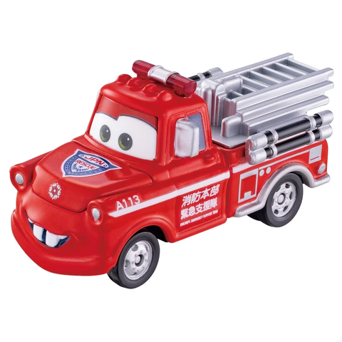  Xe mô hình C-38 Tomica Disney Cars Mater (Fire Truck Type) 