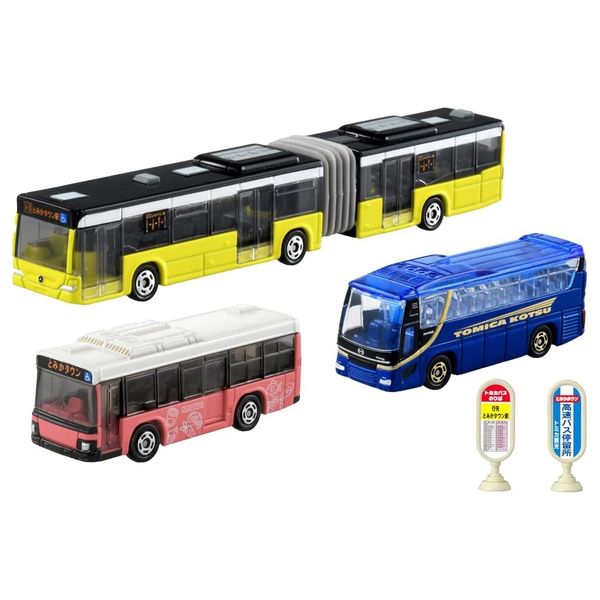 SET 3 XE MÔ HÌNH TOMICA GIFT TOWN BUS 3CARS SET