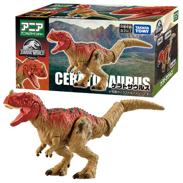 Mô hình khủng long Ania Jurassic World Ceratosaurus