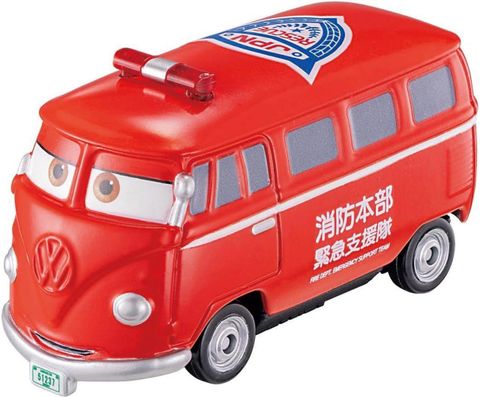  Xe mô hình C-19 Tomica Disney Cars Fillmore (Fire Command Car Type) 