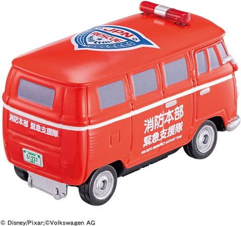  Xe mô hình C-19 Tomica Disney Cars Fillmore (Fire Command Car Type) 