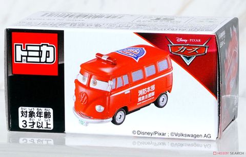  Xe mô hình C-19 Tomica Disney Cars Fillmore (Fire Command Car Type) 