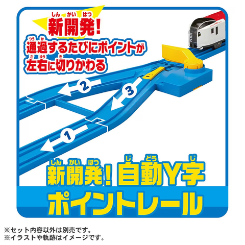  Bộ đồ chơi ray tàu hỏa Plarail Auto Y Line Point Rail Kit (Plarail) 