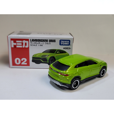  Mô hình xe Tomica 02 Lamborghini Urus (xanh lá) 
