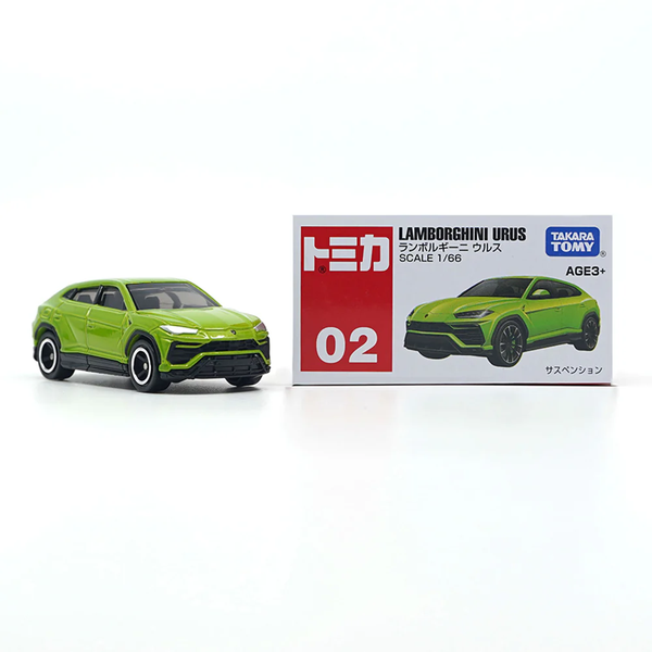 Mô hình xe Tomica 02 Lamborghini Urus (xanh lá)