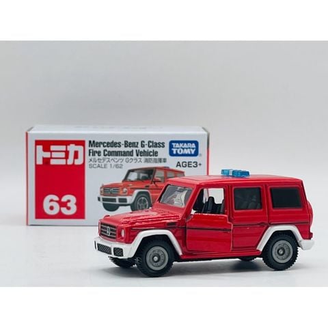  Xe mô hình Tomica 63 Mercedes Benz G-Class Fire Command Vehicle 