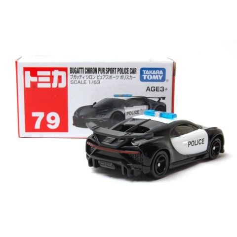  Xe mô hình Tomia Asia 79 Bugati Chiron Bur Sport Police 