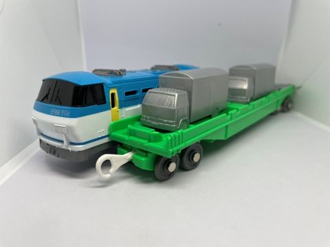  Đồ chơi tàu Plarail S-58 Piggyback Transport Train 