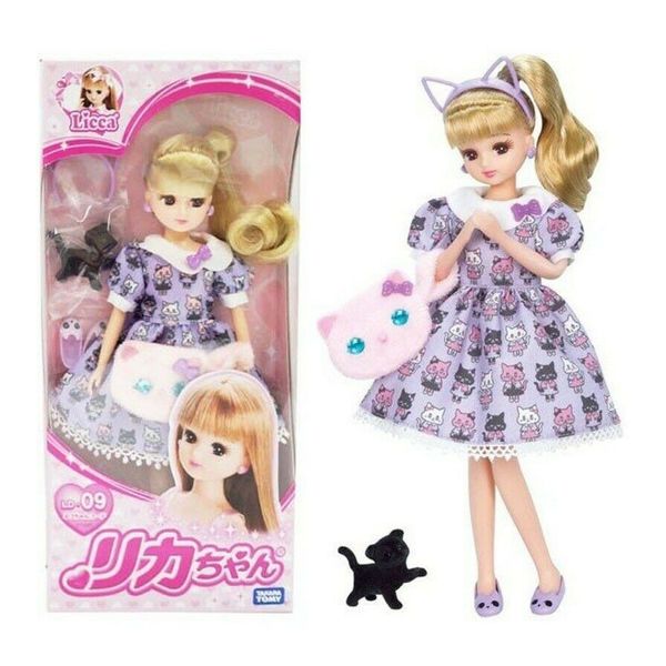 Búp bê Licca và mèo con LD-09 - Kitty Dress Collocation Fashion Doll