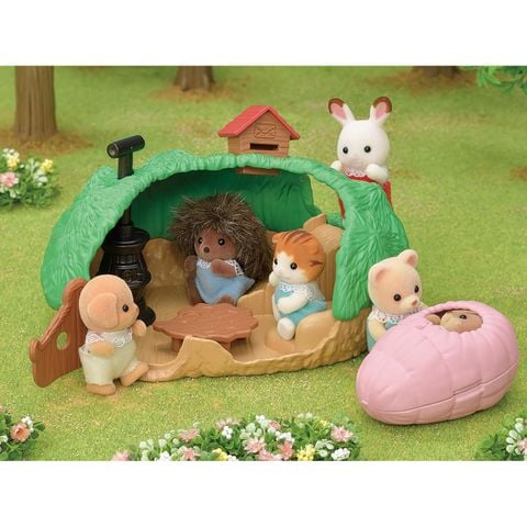  EP - 65 Sylvanian Families nơi ẩn náu của nhím Cute Secret House Set 