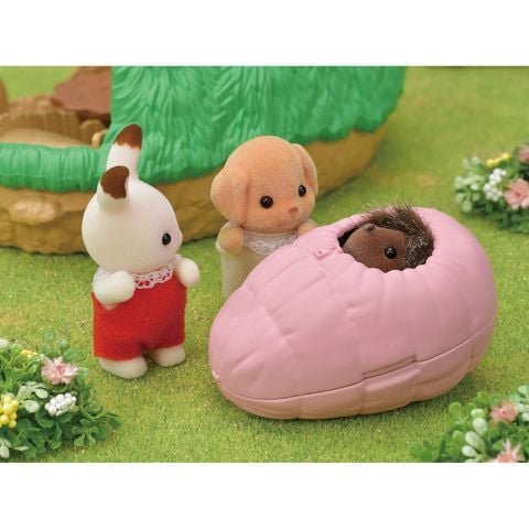  EP - 65 Sylvanian Families nơi ẩn náu của nhím Cute Secret House Set 