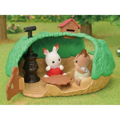  EP - 65 Sylvanian Families nơi ẩn náu của nhím Cute Secret House Set 