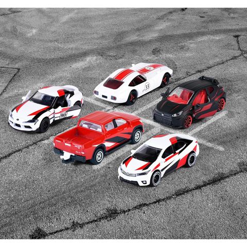  Bộ 5 Xe Mô Hình MAJORETTE Toyota Racing 5 Pieces Giftpack 212053189 