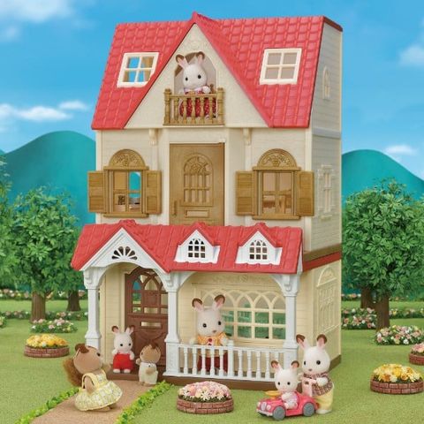  Đồ chơi Nhà Sylvanian Family RASPBERRY HOUSE Epoch Calico Critters 