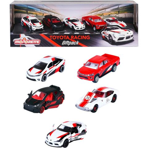  Bộ 5 Xe Mô Hình MAJORETTE Toyota Racing 5 Pieces Giftpack 212053189 