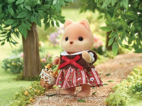  Sylvanian Families FS-35 Caramel Dog Family 