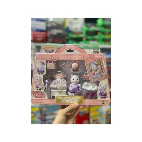  Bộ đồ chơi búp bê thời trang TVS-9 Sylvanian Families street fashion coordination set-Persian cat sister 