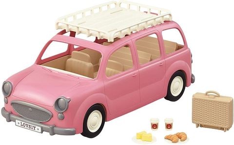  V-06 Sylvanian Families Pink Picnic Wagon 