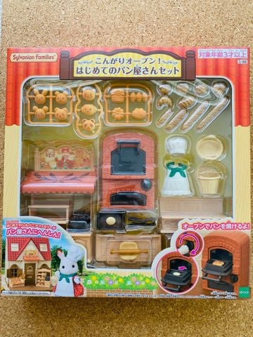  Tiệm Làm Bánh Sylvanian Families SE-88 Store Konari Oven! My First Baker's Set 