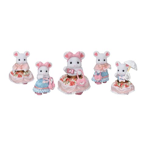  Đồ chơi búp bê thời trang Sylvanian Families Fashion Play Set Ribbon Marshmallow Mouse 