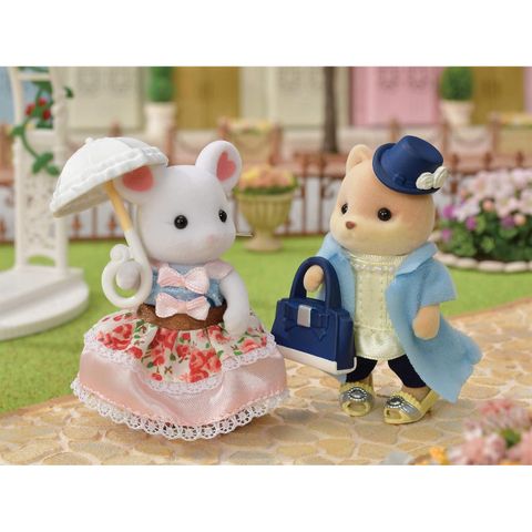  Đồ chơi búp bê thời trang Sylvanian Families Fashion Play Set Ribbon Marshmallow Mouse 