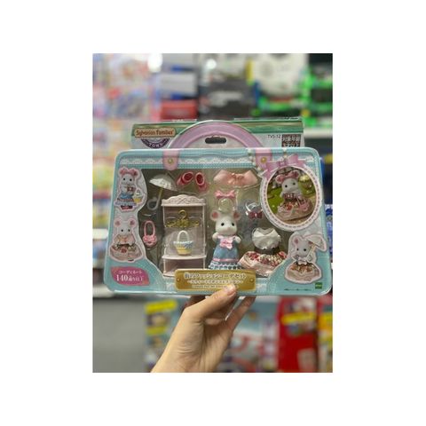  Đồ chơi búp bê thời trang Sylvanian Families Fashion Play Set Ribbon Marshmallow Mouse 