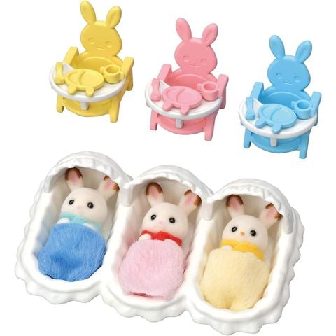  Se-204 Chocolate Rabbit Care Set Sylvanian Families 