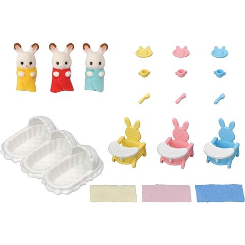  Se-204 Chocolate Rabbit Care Set Sylvanian Families 