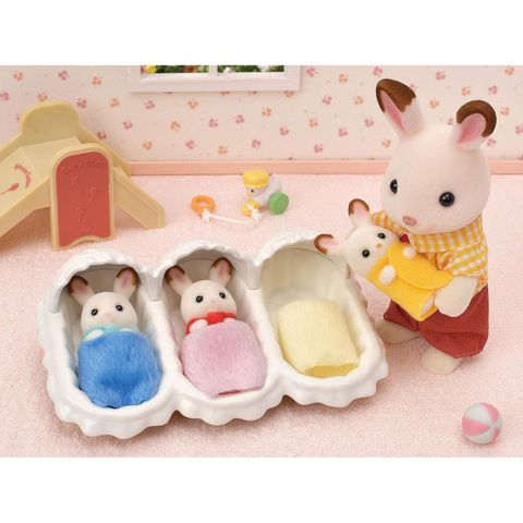  Se-204 Chocolate Rabbit Care Set Sylvanian Families 
