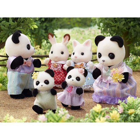  Đồ chơi búp bê gia đình gấu trúc FS-39 - Panda Family Doll Set 