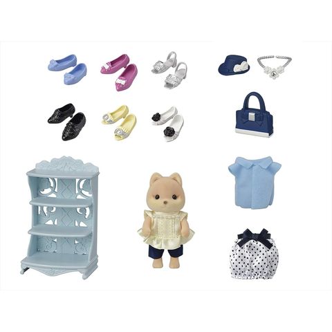  TVS-13 Sylvanian Families City Fashion Outfit Set - Fashion Shoes Collection 