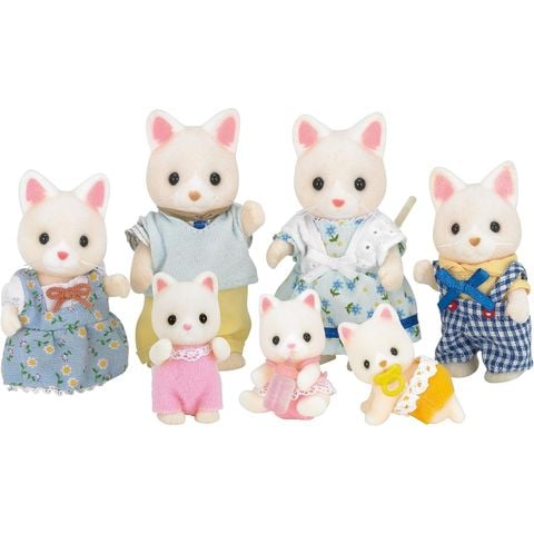  FS-12 Silk Cat Family Sylvanian Family 