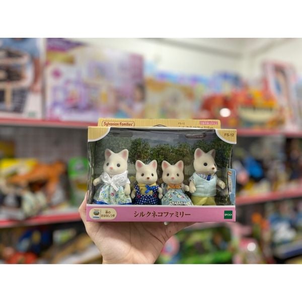 FS-12 Silk Cat Family Sylvanian Family