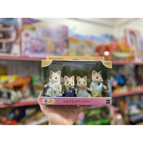  FS-12 Silk Cat Family Sylvanian Family 