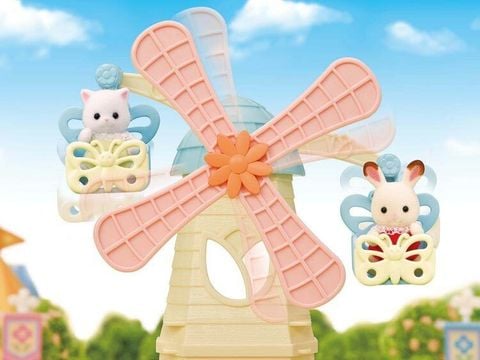  ‎Đồ chơi Sylvanian Family Flower Windmill Playground Set - 70 