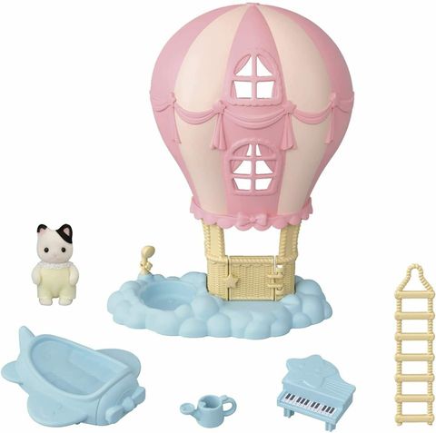  ‎Đồ chơi Sylvanian Family Co-71 Yuenchi Playground Equipment, Fluffy Balloon Heya Set - B091XTDVNG 