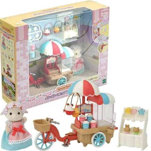  Mi-90 Sylvanian Families Sheep Mother Popcorn Bike 