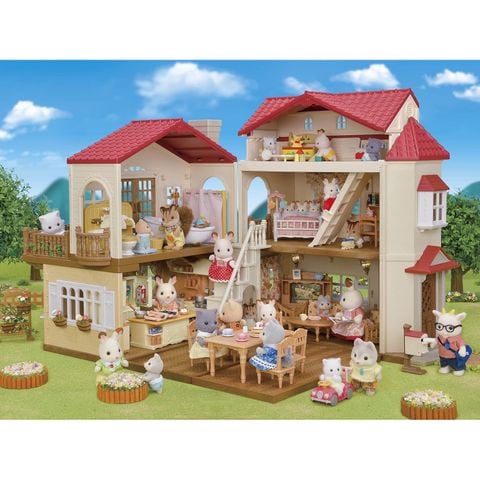  Sylvanian Family House, Large House with Red Roof, Har-51 