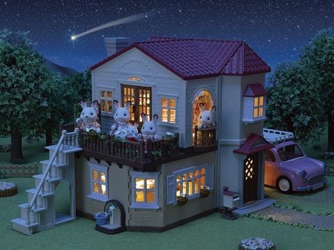  Sylvanian Family House, Large House with Red Roof, Har-51 