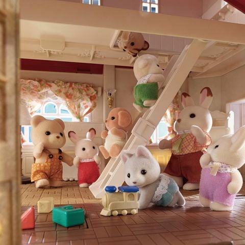  Sylvanian Family House, Large House with Red Roof, Har-51 