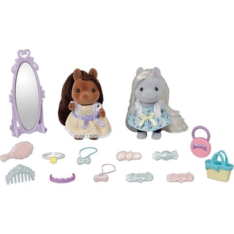 FU-17 Fashionable Pony Friends Set Sylvanian Families 