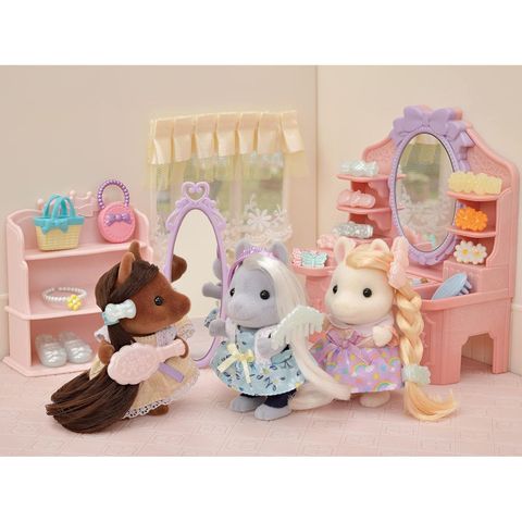  FU-17 Fashionable Pony Friends Set Sylvanian Families 